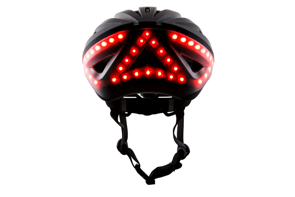 Casque de vélo Lumos Kickstart - Il clignote et a le Bluetooth Lumosblack2 - Casque de vélo Lumos Kickstart - Il clignote et a le Bluetooth