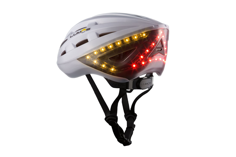 Casque de vélo Lumos Kickstart - Il clignote et a le Bluetooth Lumoswhite3 - Casque de vélo Lumos Kickstart - Il clignote et a le Bluetooth