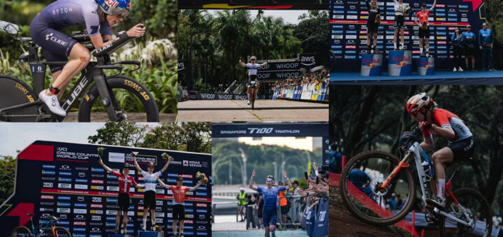 Cube athlètes Coupe du monde Thriatlon Cross Country T100