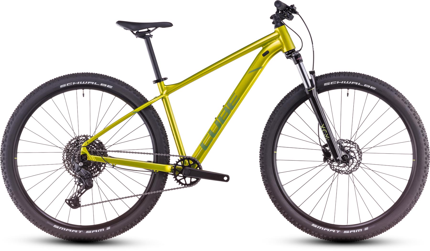 Cube Aim SLX flashlime n juniper 2025 - VTT semi-rigide