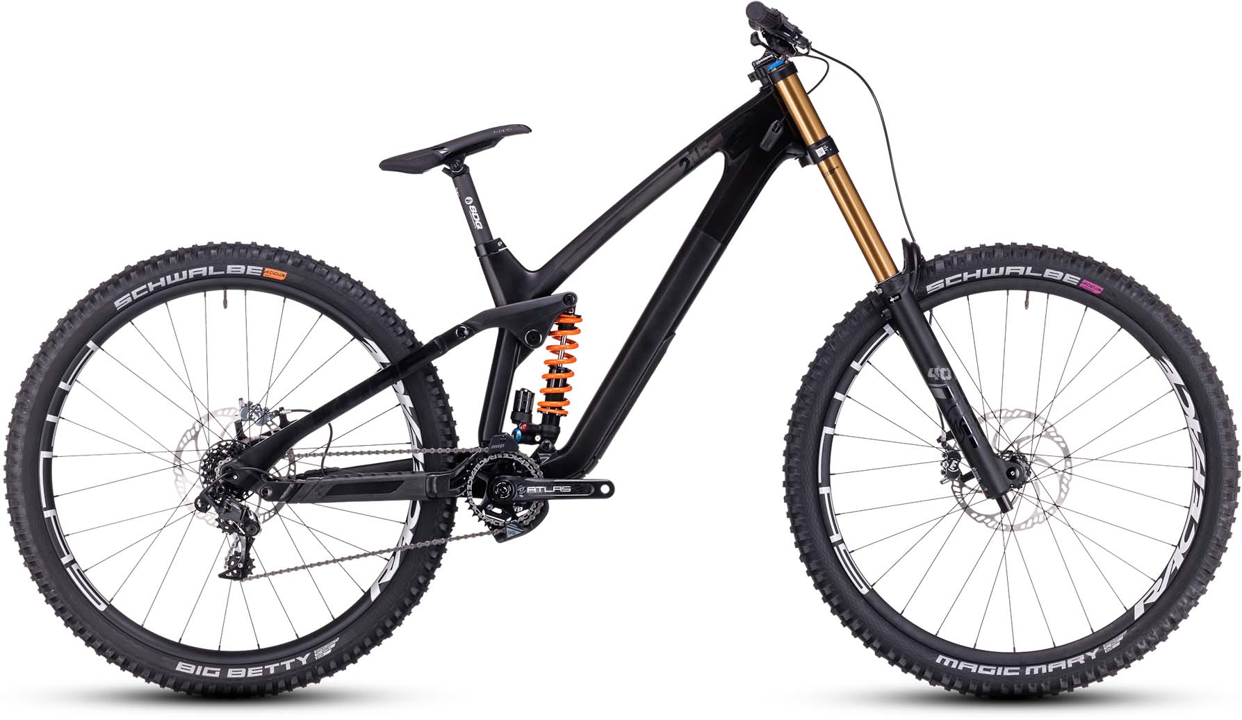 Cube TWO15 HPC SLT 29 carbon n black 2023 - VTT tout suspendu - Peinture endommagée - XL