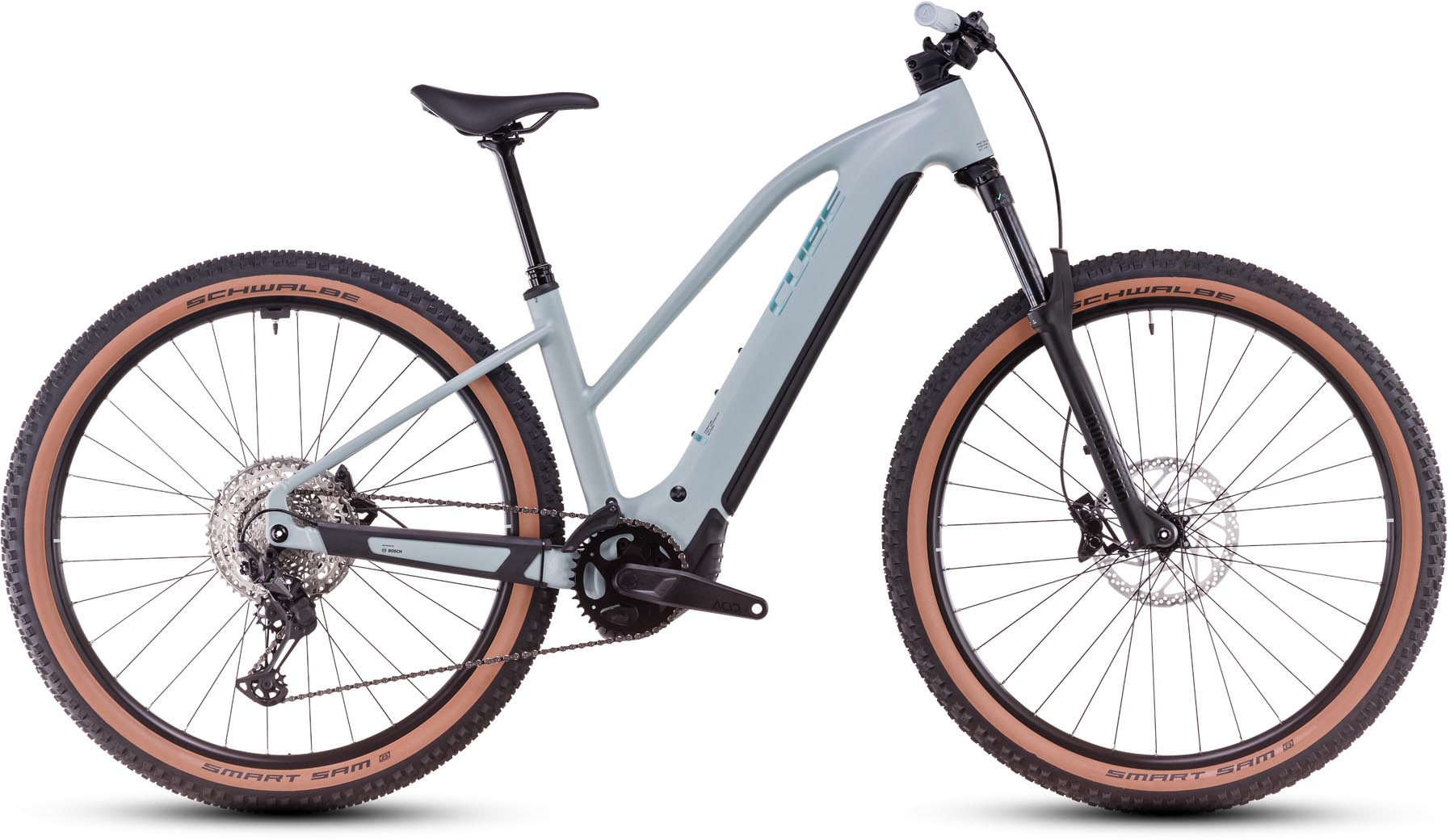 Cube Reaction Hybrid Race 800 desertgreen n prism 2025 - VTT semi-rigide électrique Femme