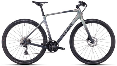 Vélo de fitness Cube Nulane C:62 SLT en argent.