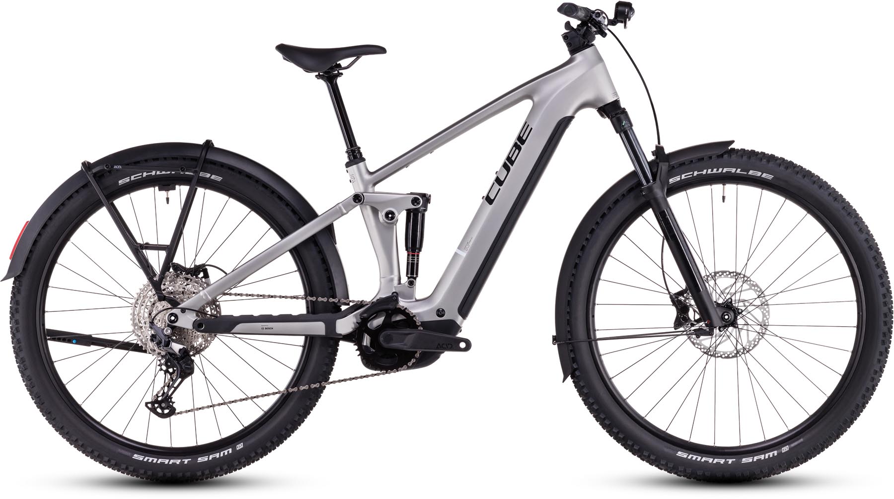 Cube Stereo Hybrid ONE22 Race Allroad 800 silver n black 2025 - VTT tout suspendu électrique