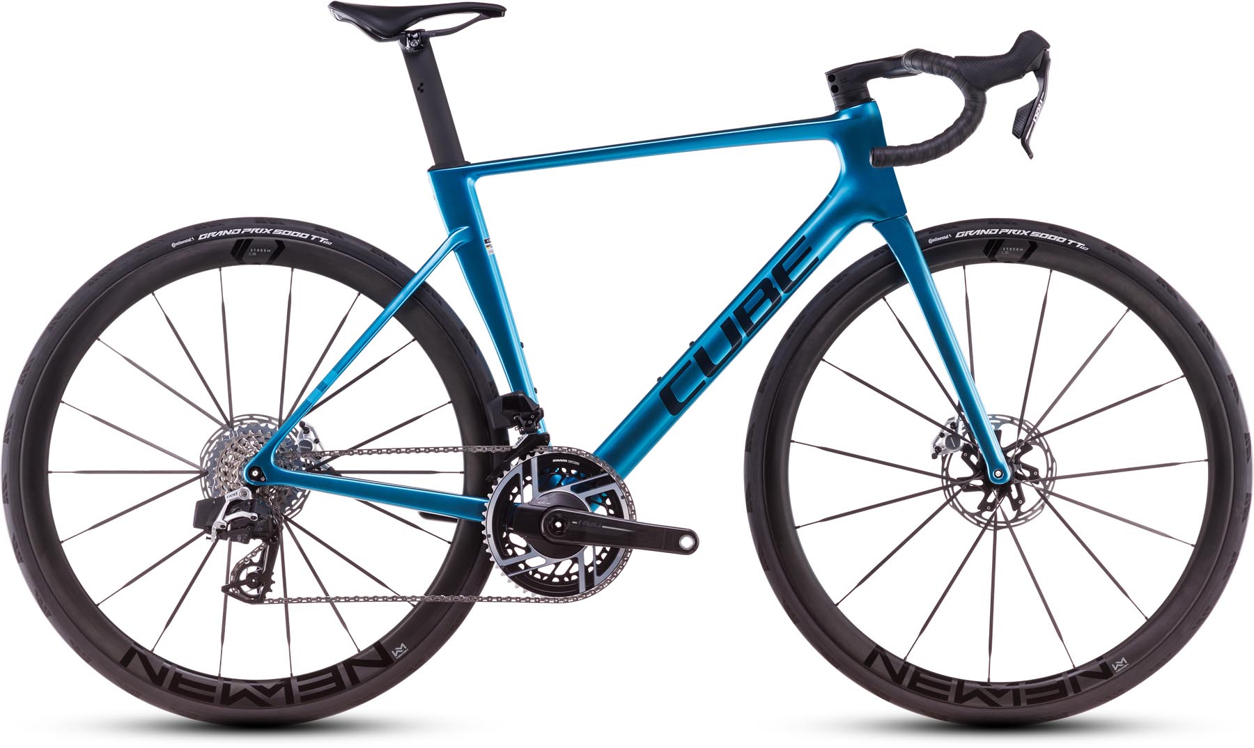Cube Litening AIR C:68X SLX chromeblue n carbon 2025 - Vélo de course en carbone