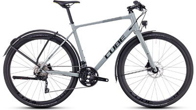 Vélo de fitness Cube Nulane Pro FE en gris.
