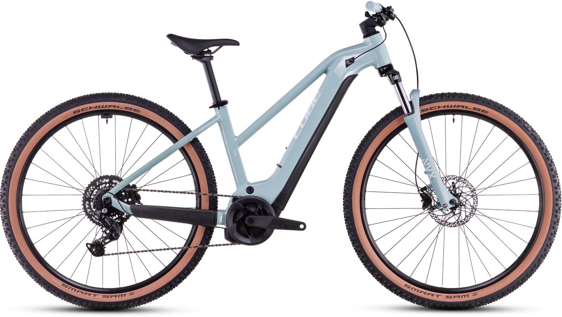 Cube Reaction Hybrid Performance 625 skylightblue n white 2025 - VTT semi-rigide électrique Femme