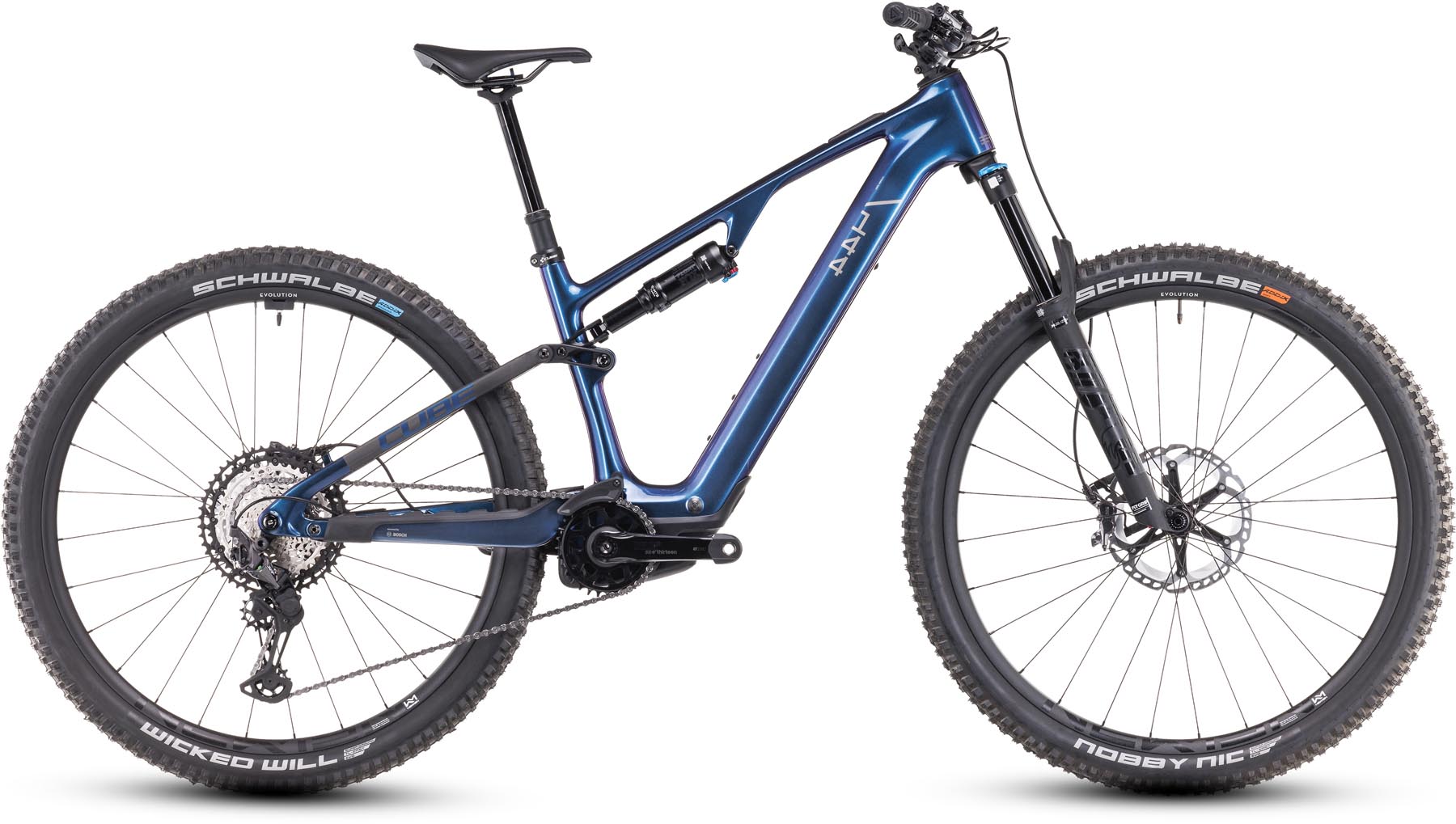 Cube AMS Hybrid ONE44 C:68X SLX 400X 29 deepcobalt n black 2025 - VTT tout suspendu électrique