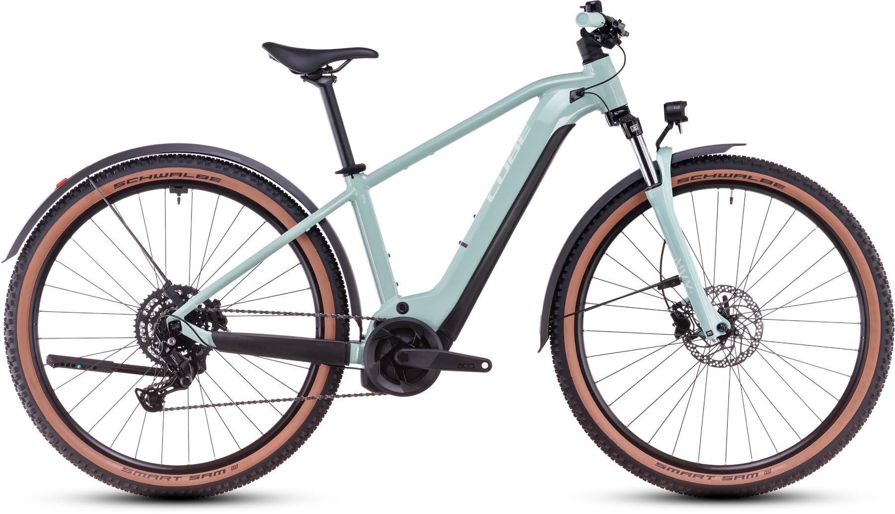 Cube Reaction Hybrid Performance 625 Allroad skylightblue n white 2025 - VTT semi-rigide électrique