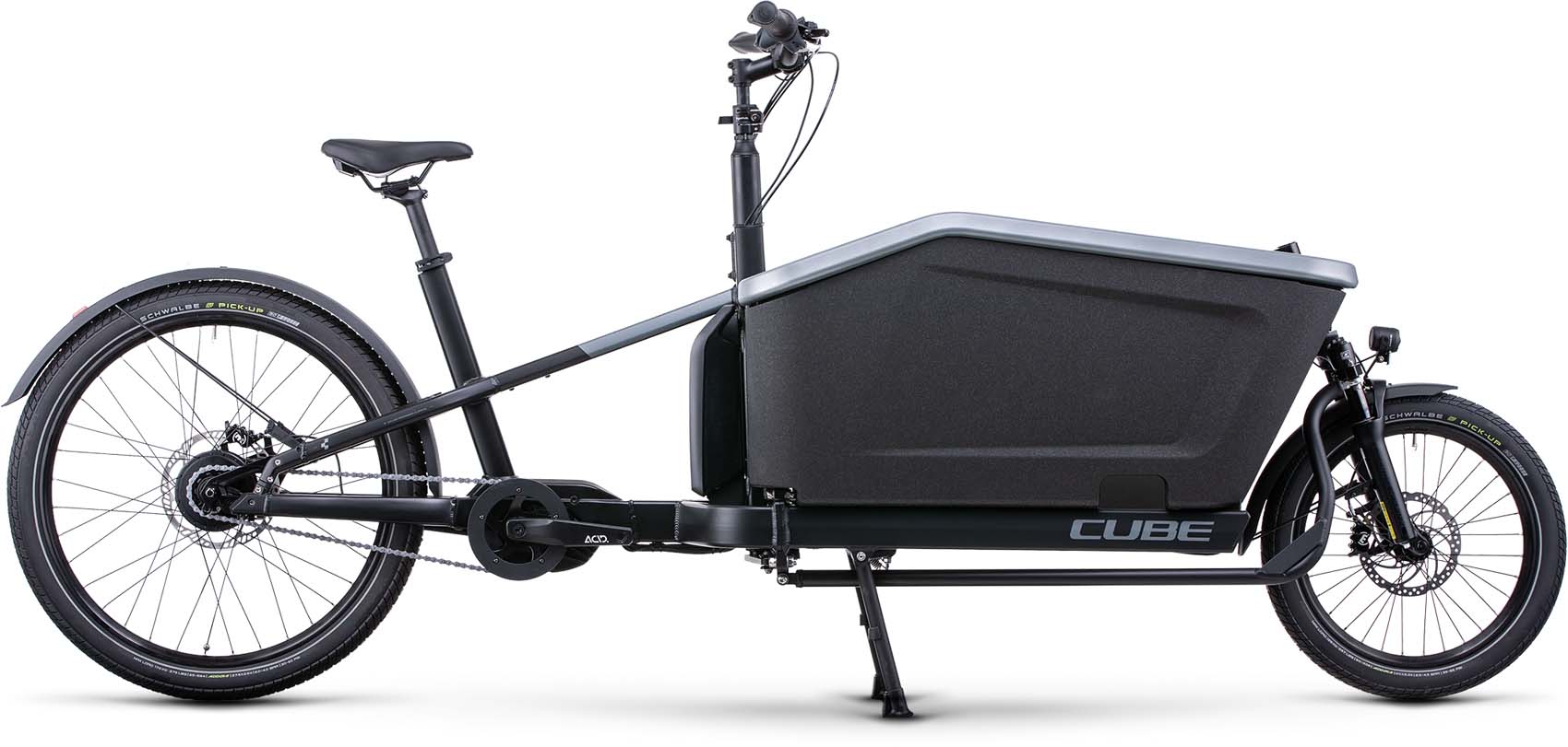 Cube Cargo Dual Hybrid 1000 flashgrey n black 2023 - Vélo électrique