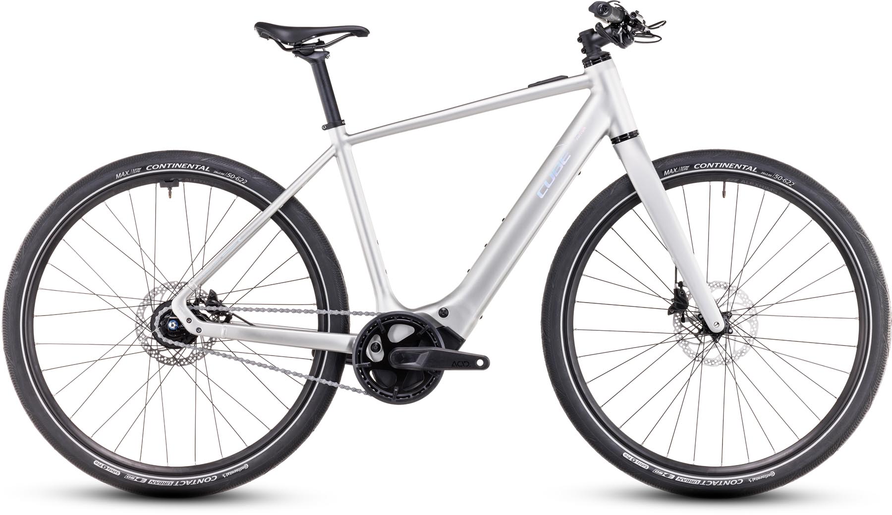Cube Editor Hybrid SLX 400X sleekgrey n spectral 2025 - Vélo fitness électrique Homme