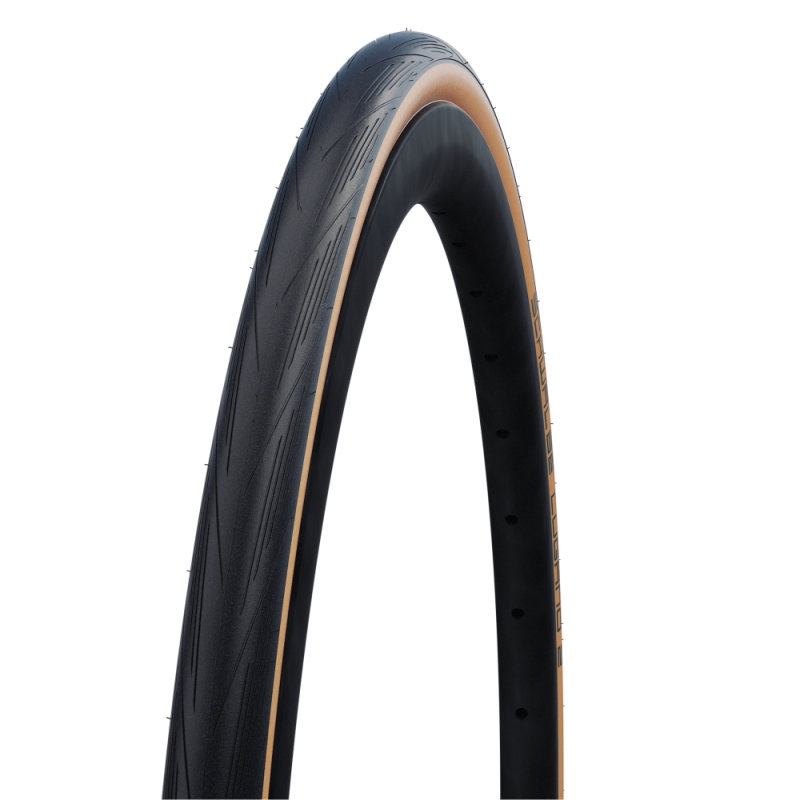 Schwalbe Pneu LUGANO 23-622 (700 x 23C), noir, fil, 325 g