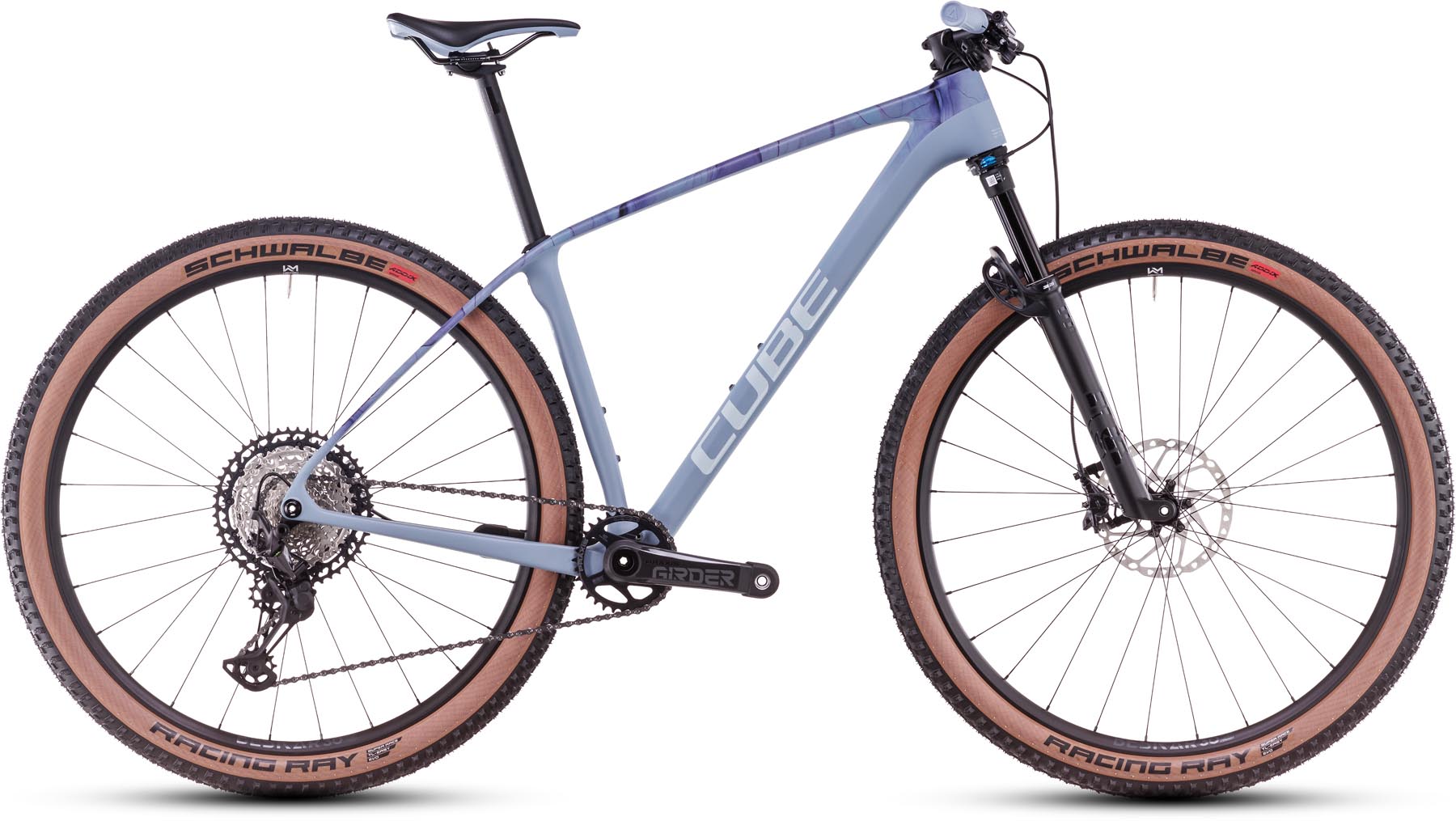 Cube Reaction C:62 Race pigeonblue n art 2025 - VTT semi-rigide