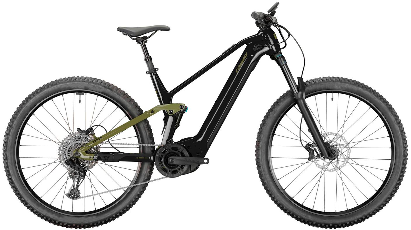 Conway Xyron S 5.0 Carbon 750Wh black / bronze 2025 - VTT tout suspendu électrique