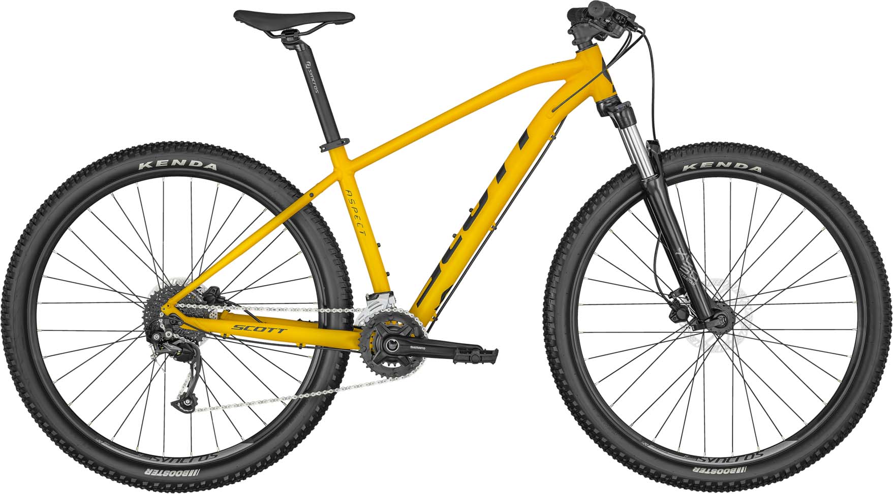 Scott Aspect 750 Sunflower Yellow 2024 - VTT semi-rigide