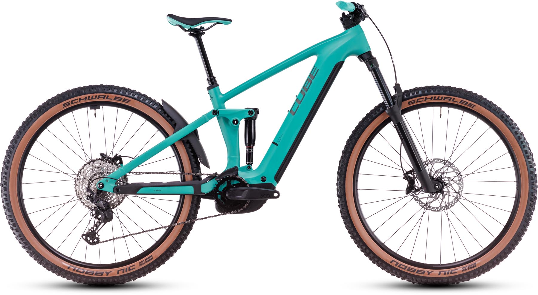 Cube Stereo Hybrid ONE44 EX 800 scubablue n black 2025 - VTT tout suspendu électrique
