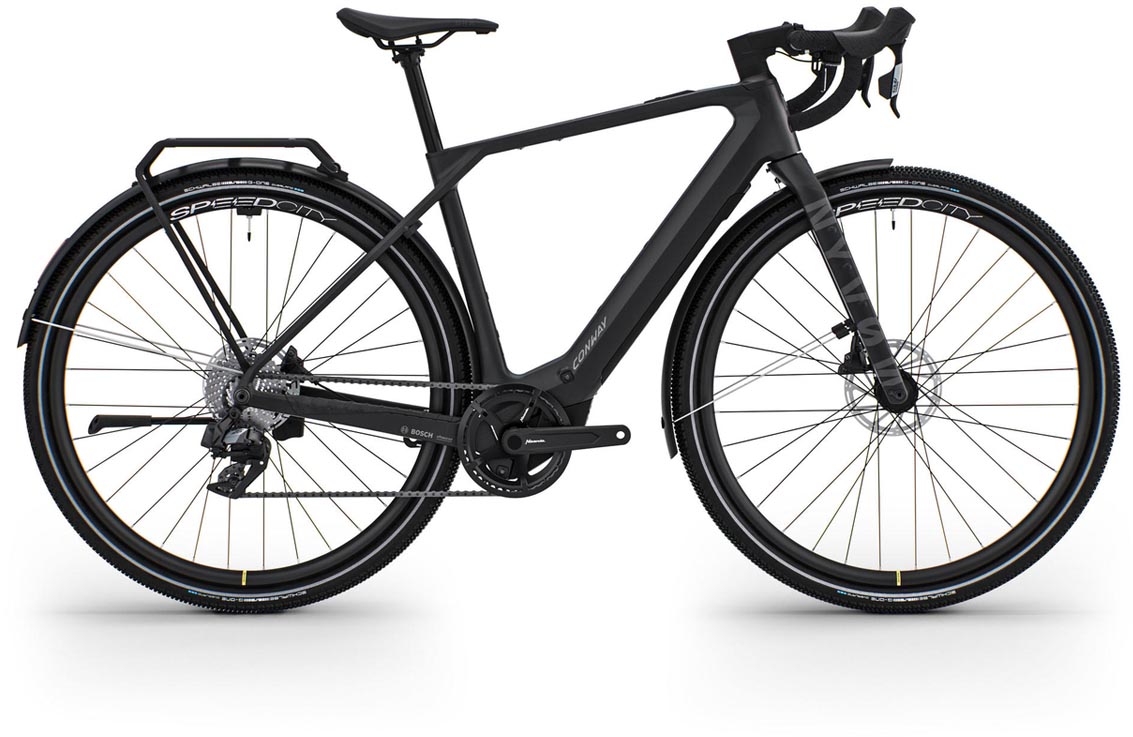Conway Nyvon 10.0 C 400Wh black matt / reflective 2025 - Vélo électrique en terre