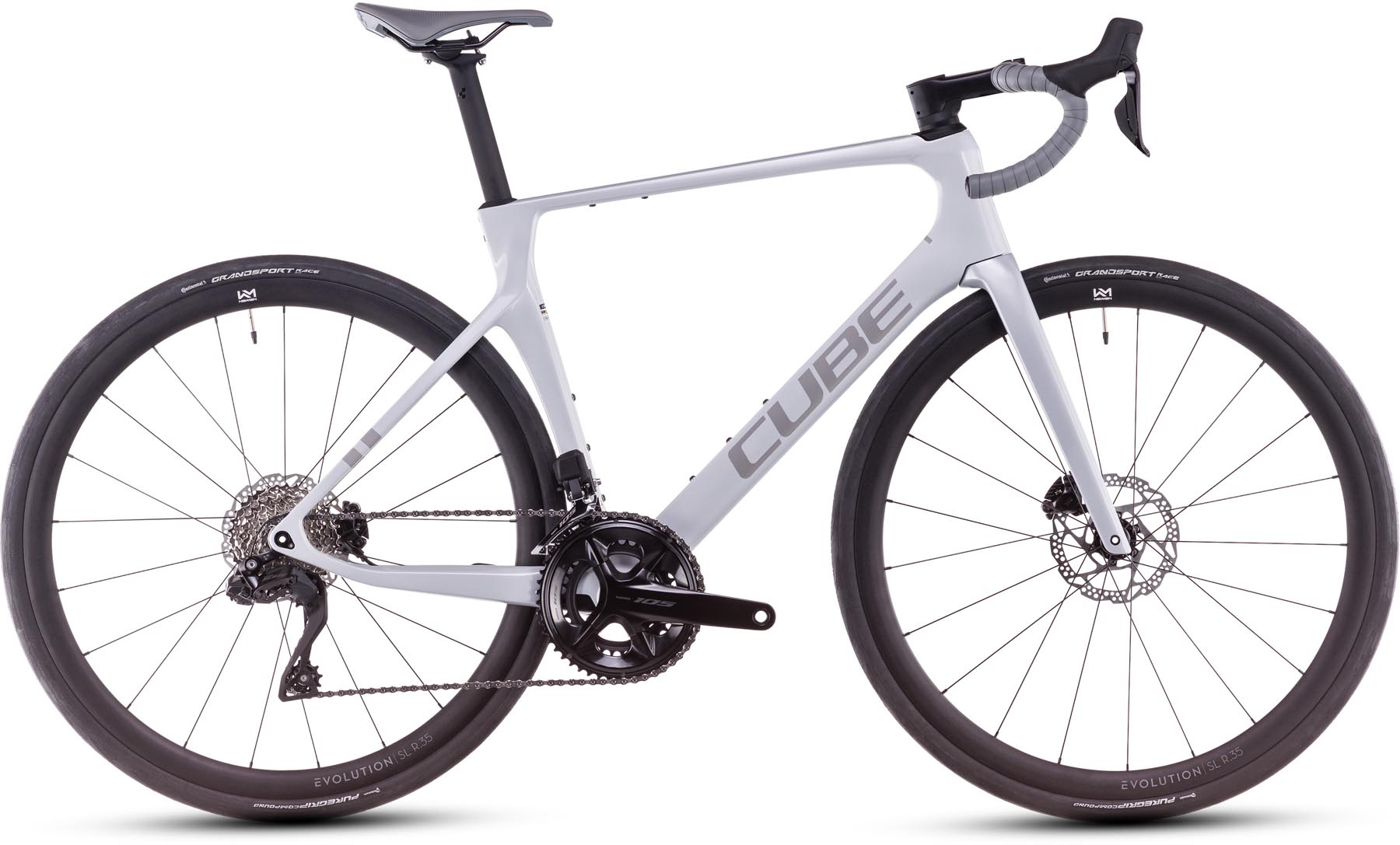 Cube Agree C:62 ONE foggrey n grey 2025 - Vélo de course en carbone