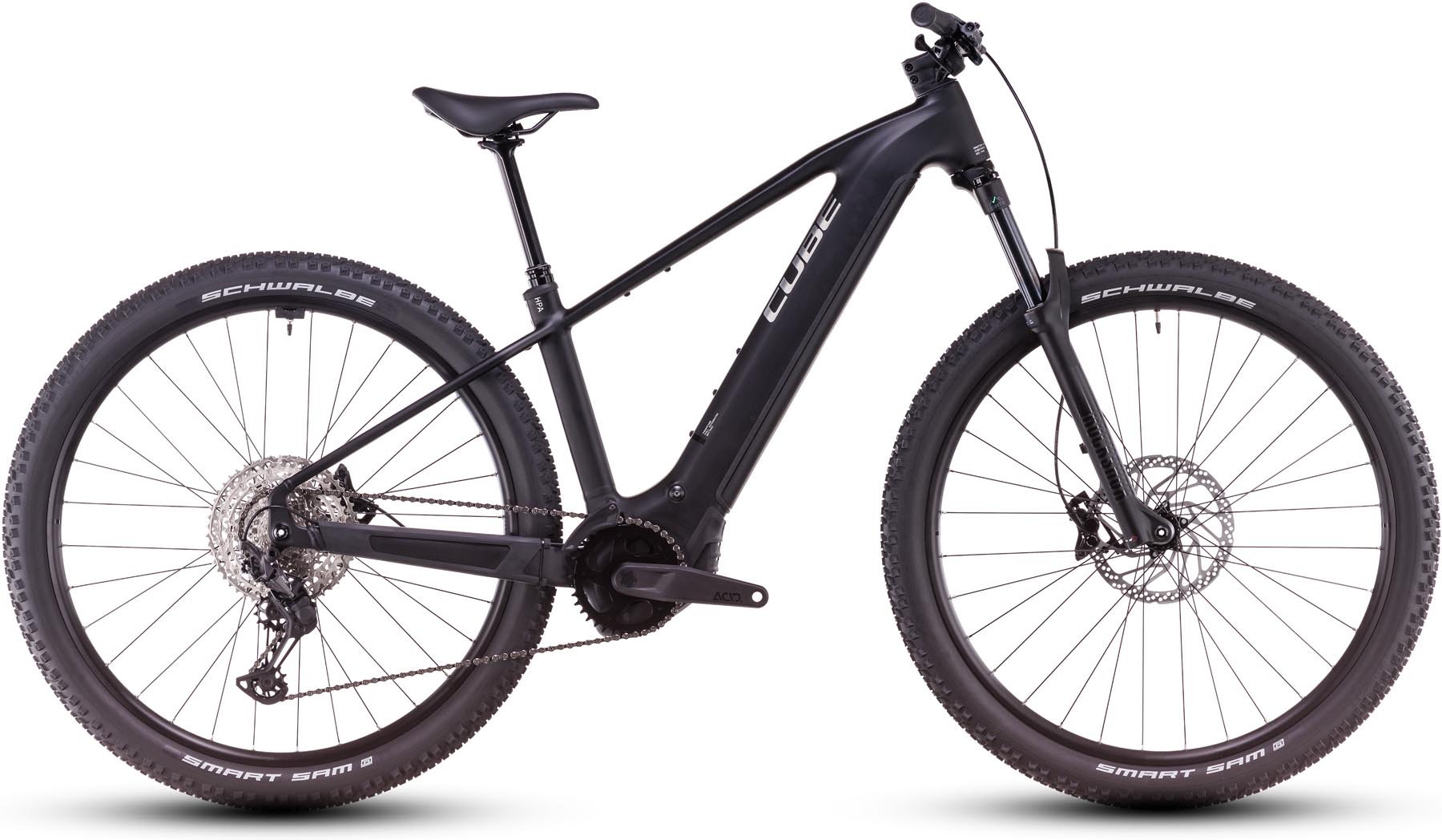 Cube Reaction Hybrid Race 800 black n metal 2025 - VTT semi-rigide électrique