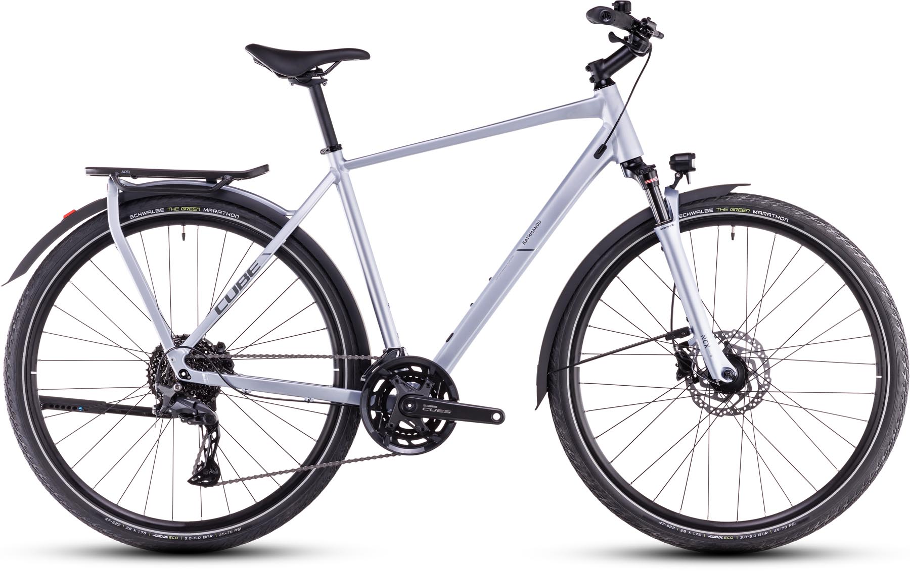Cube Kathmandu Pro silverblue n grey 2025 - Vélo trekking Homme