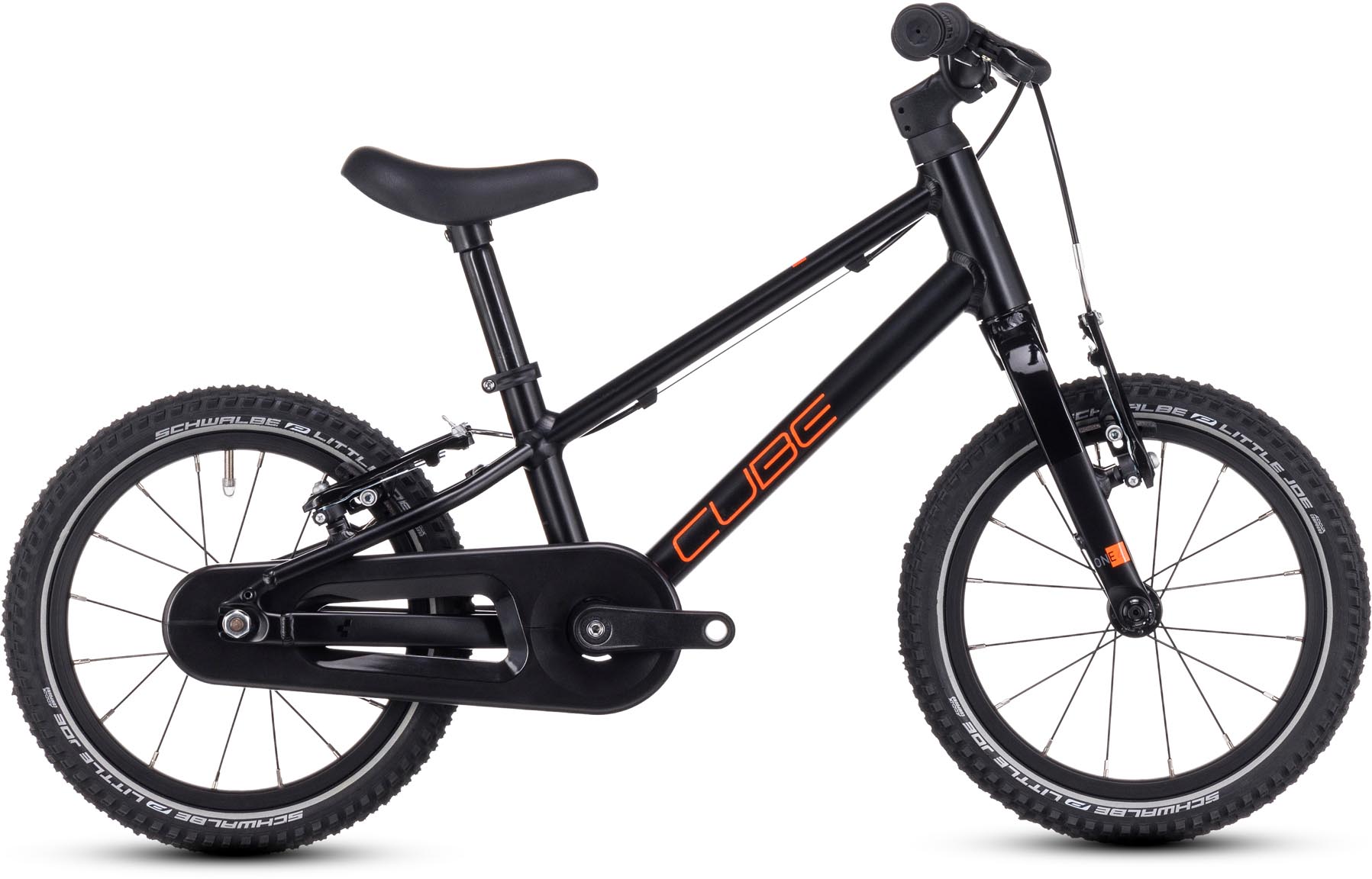 Cube Numove 140 black n orange 2025 - Vélo enfant 14 pouces