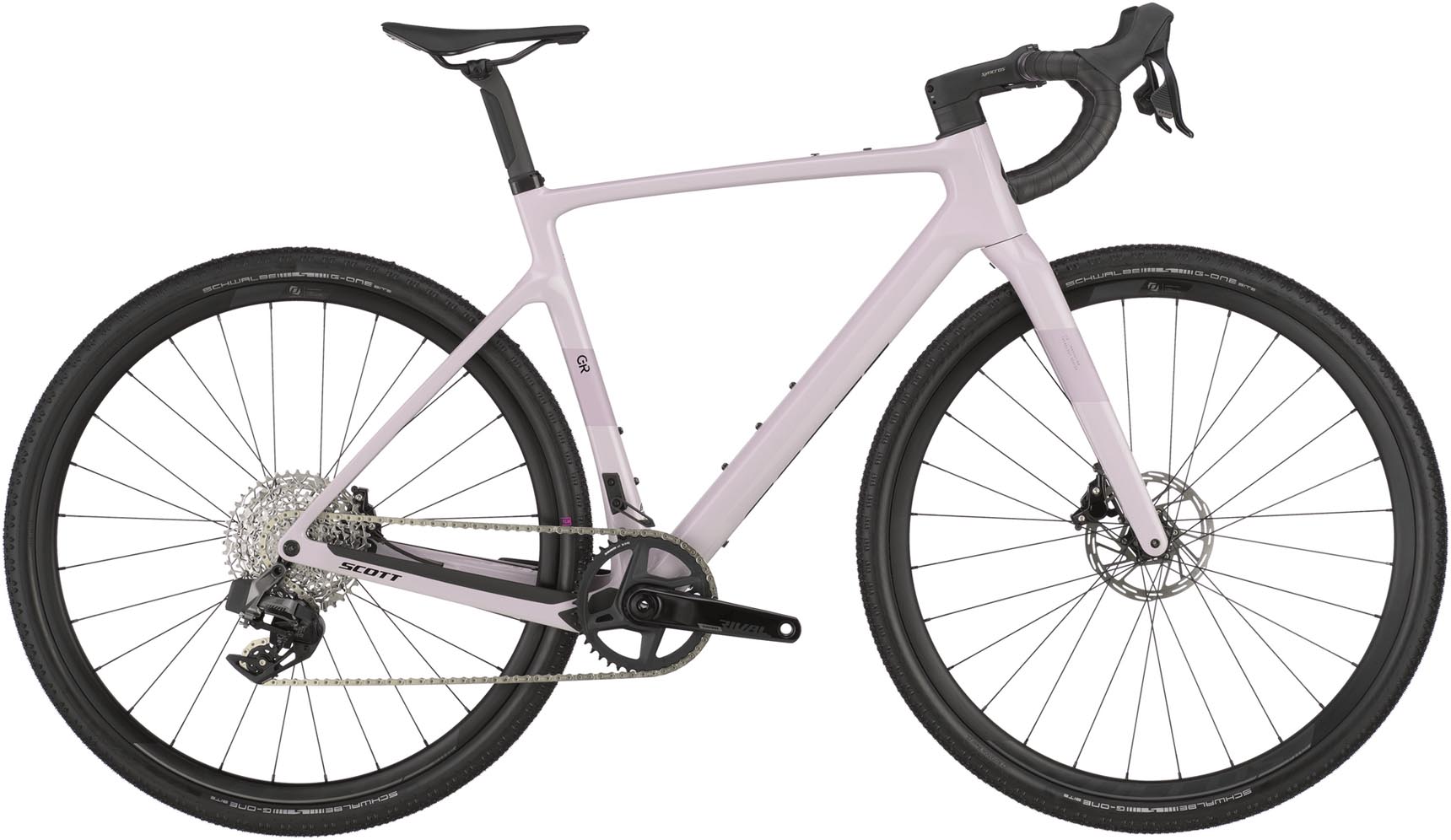 Scott Addict Gravel 30 hushed pink 2025 - Vélo en terre