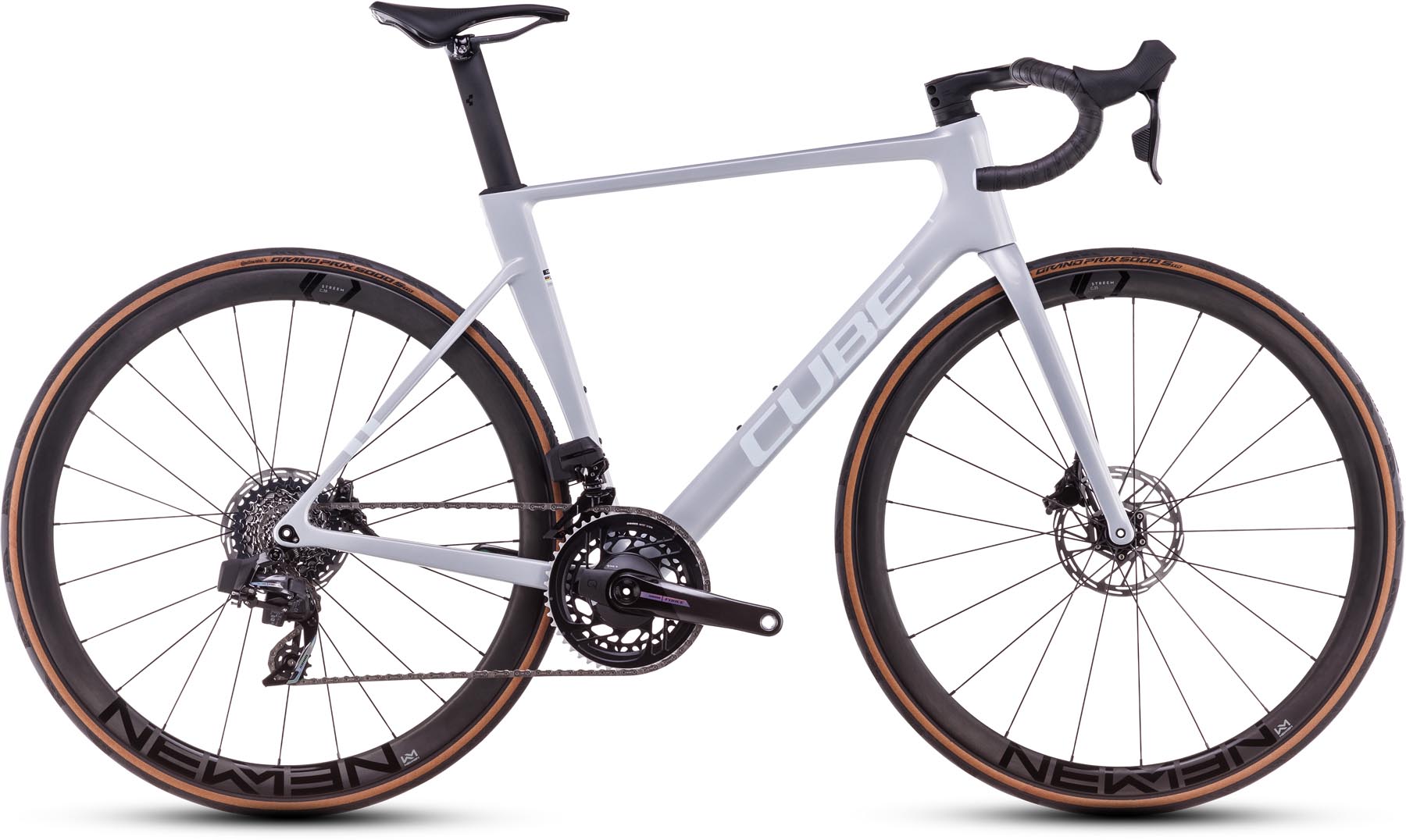 Cube Litening AIR C:68X Pro foggrey n white 2025 - Vélo de course en carbone