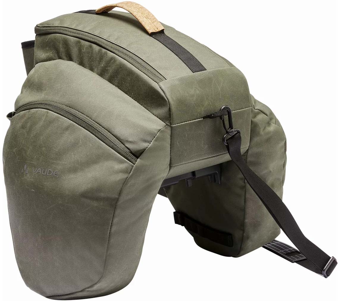 Vaude eSilkroad Plus Sacoche porte-bagages 22 litres kaki
