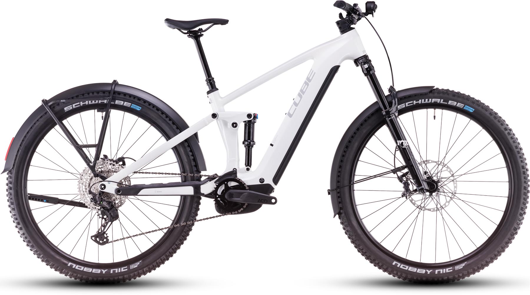 Cube Stereo Hybrid ONE44 EXC Allroad 800 metallicwhite n black 2025 - VTT tout suspendu électrique