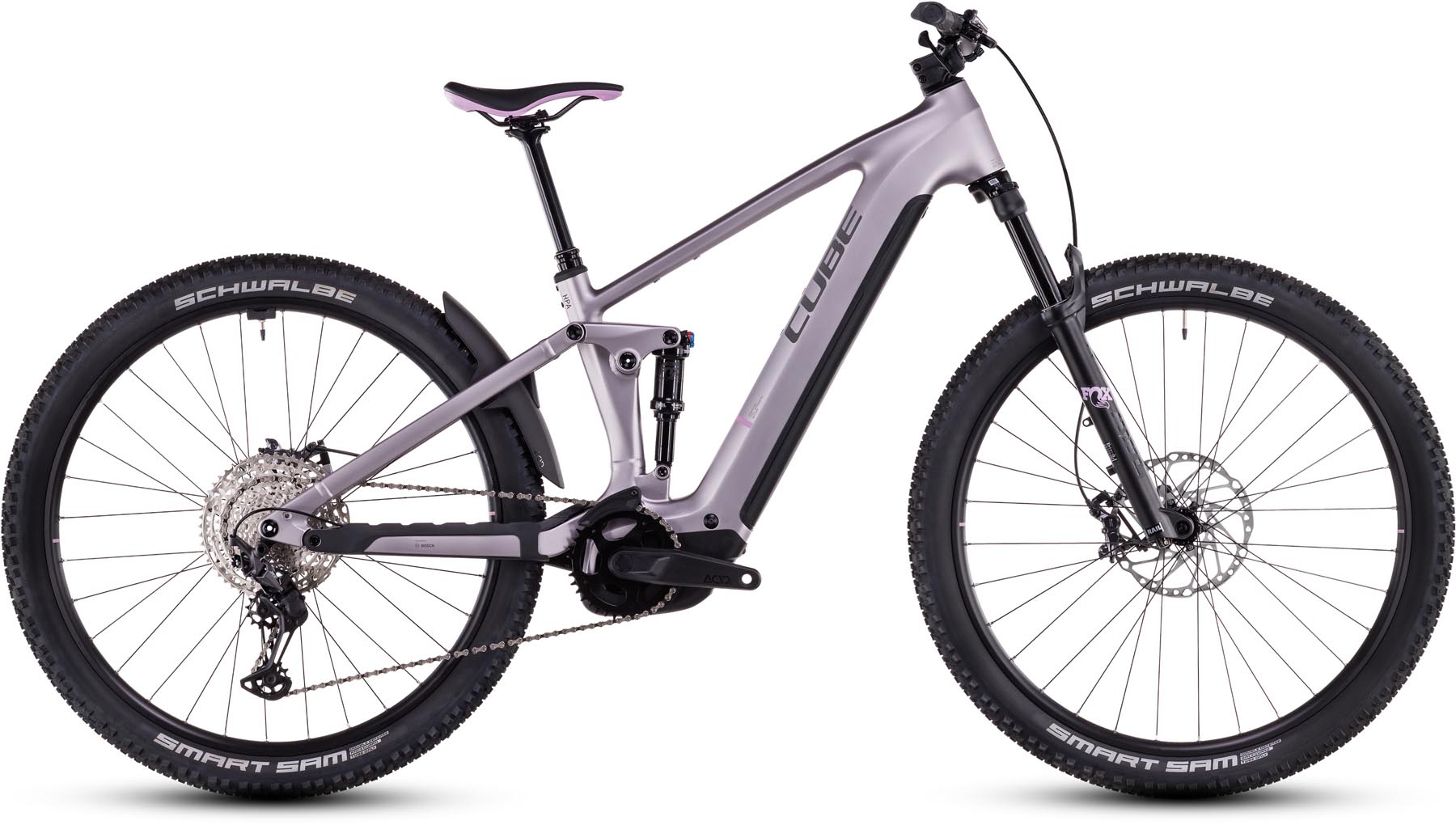 Cube Stereo Hybrid ONE22 SLX 800 lilacbreeze n reflect 2025 - VTT tout suspendu électrique