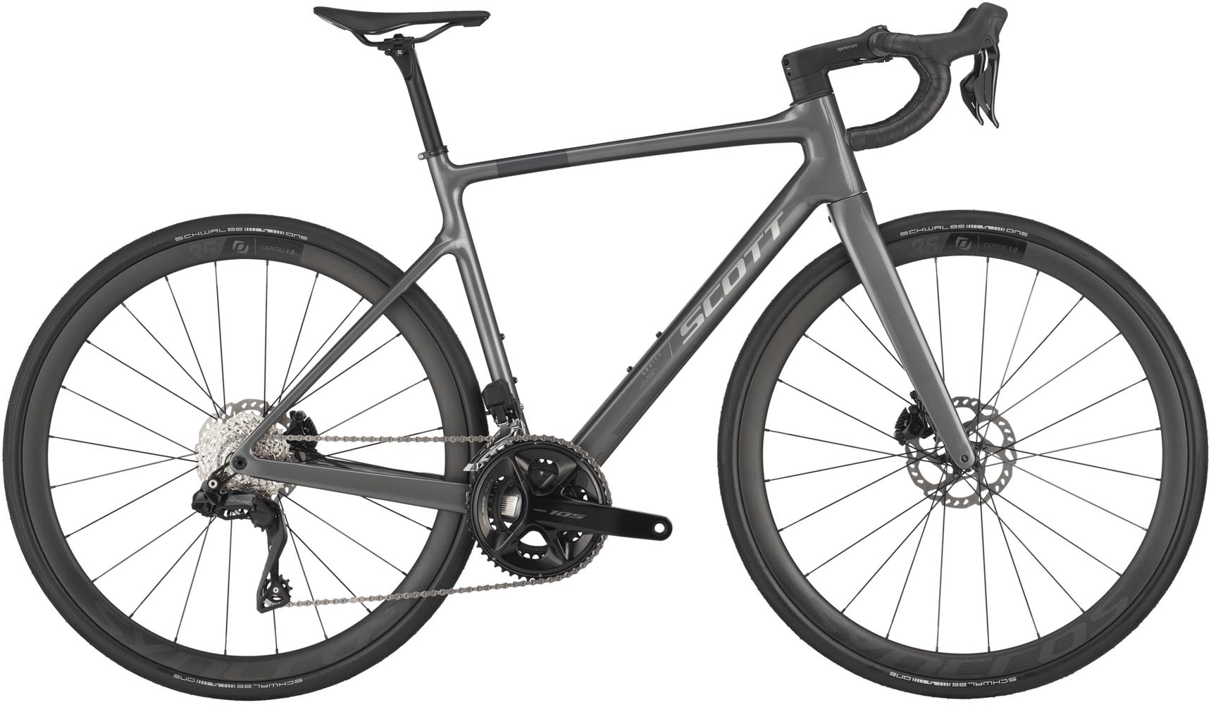 Scott Addict 30 slate grey 2025 - Vélo de course en carbone