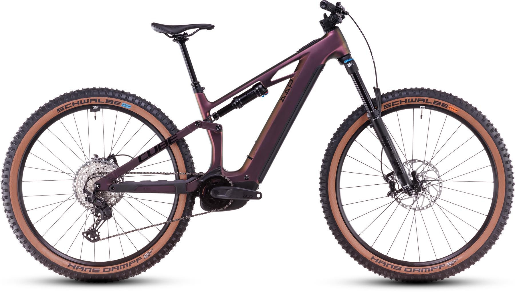 Cube Stereo Hybrid ONE44 HPC SLX 800 molotov n black 2025 - VTT tout suspendu électrique