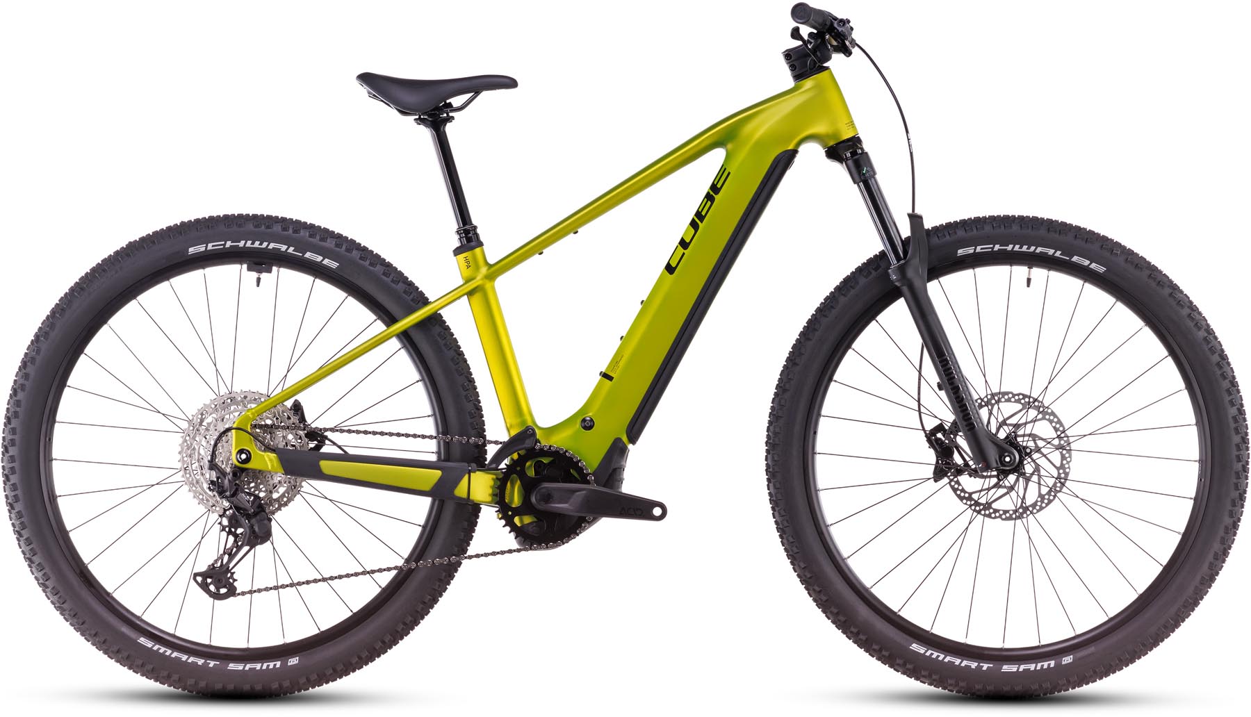 Cube Reaction Hybrid Race 800 lizard n black 2025 - VTT semi-rigide électrique