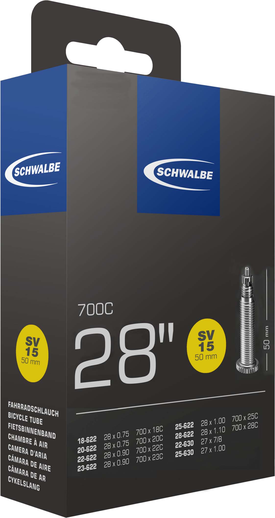Schwalbe Tuyau n° 15 SV 50 mm