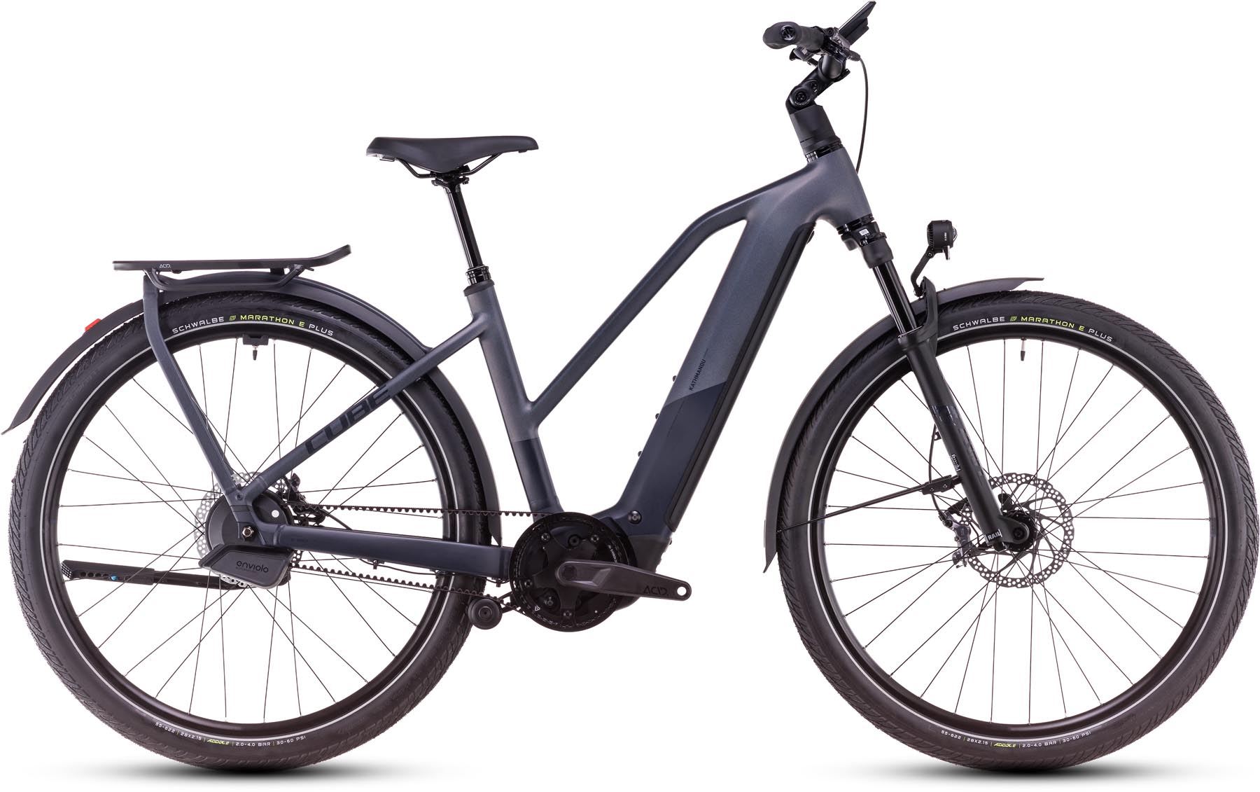 Cube Kathmandu Hybrid Comfort SLX 800 nightsky n ink 2025 - Vélo trekking électrique Femme