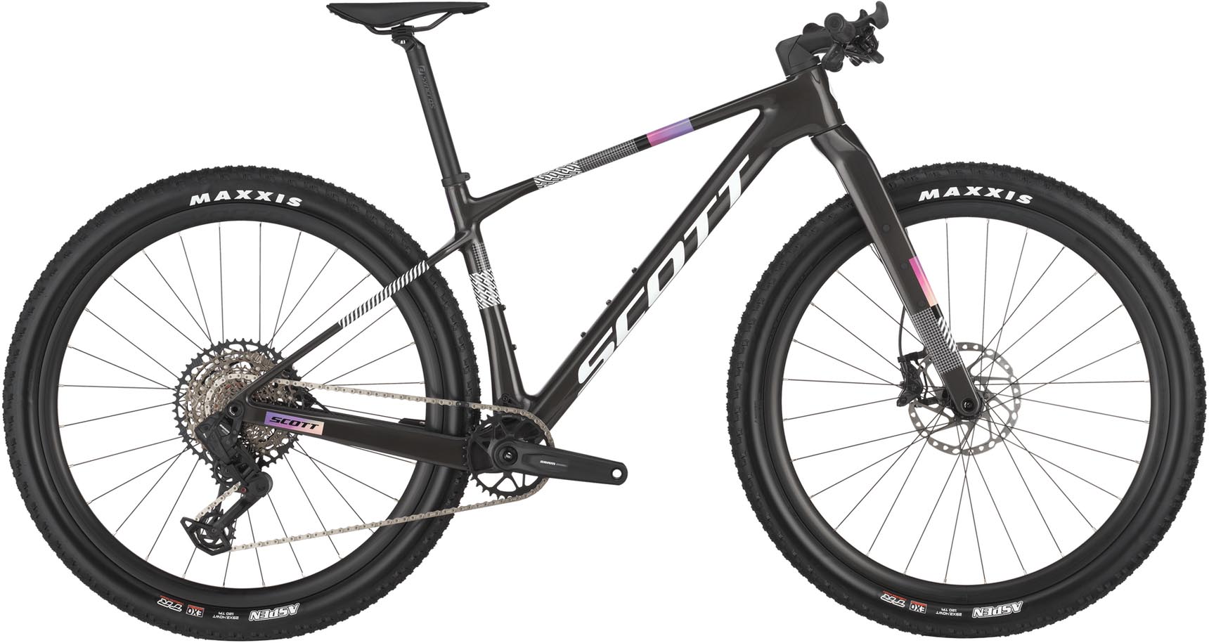 Scott Scale Gravel 10 carbon black 2025 - Vélo en terre
