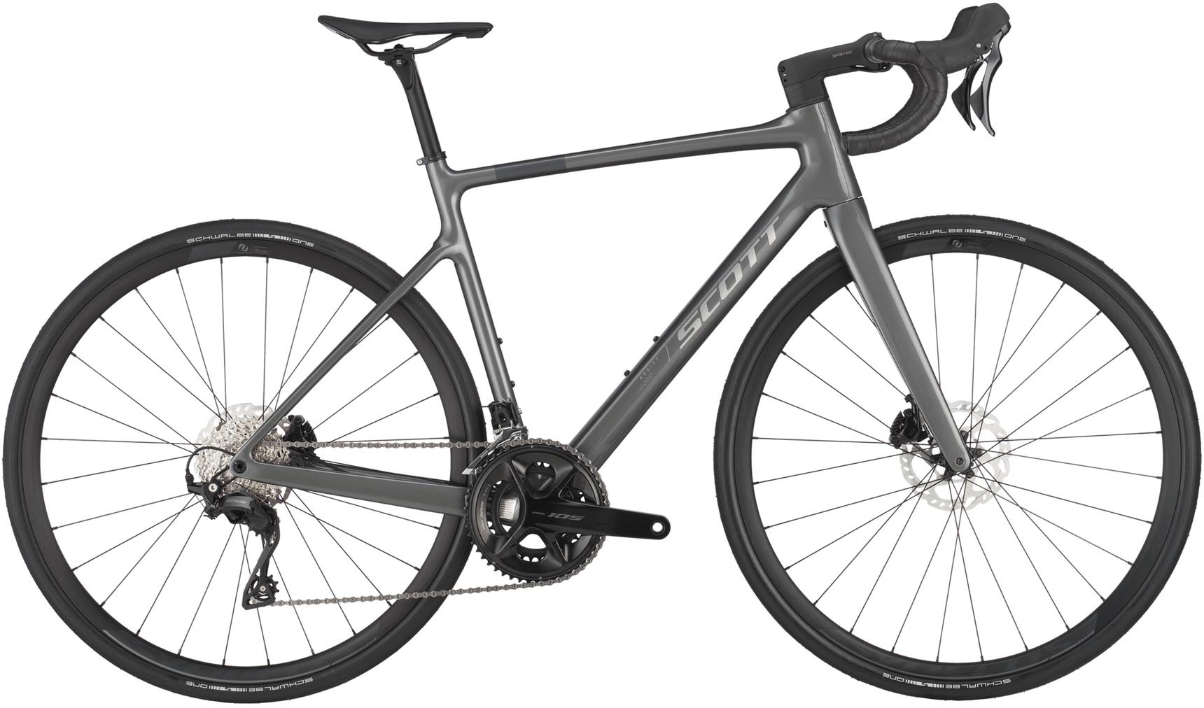 Scott Addict 50 slate grey 2025 - Vélo de course en carbone