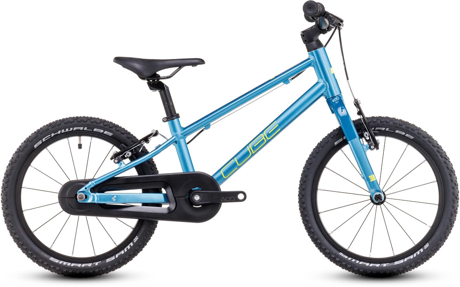 Cube Numove 160 blue n lime 2025 - Vélo enfant 16 pouces
