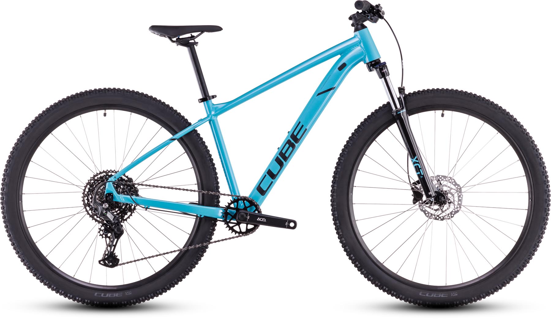 Cube Aim Race swimmingpool n black 2025 - VTT semi-rigide
