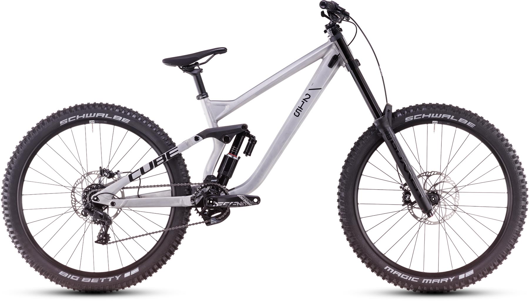 Cube TWO15 Pro 27.5 rawmetal n black 2025 - VTT tout suspendu