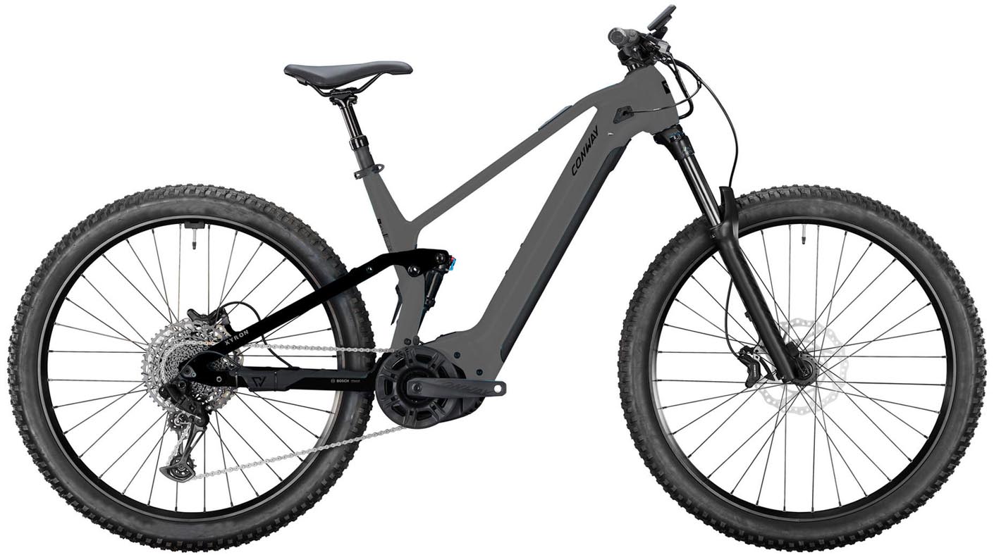 Conway Xyron ST 5.0 800Wh graphit grey matt / black matt 2025 - VTT tout suspendu électrique