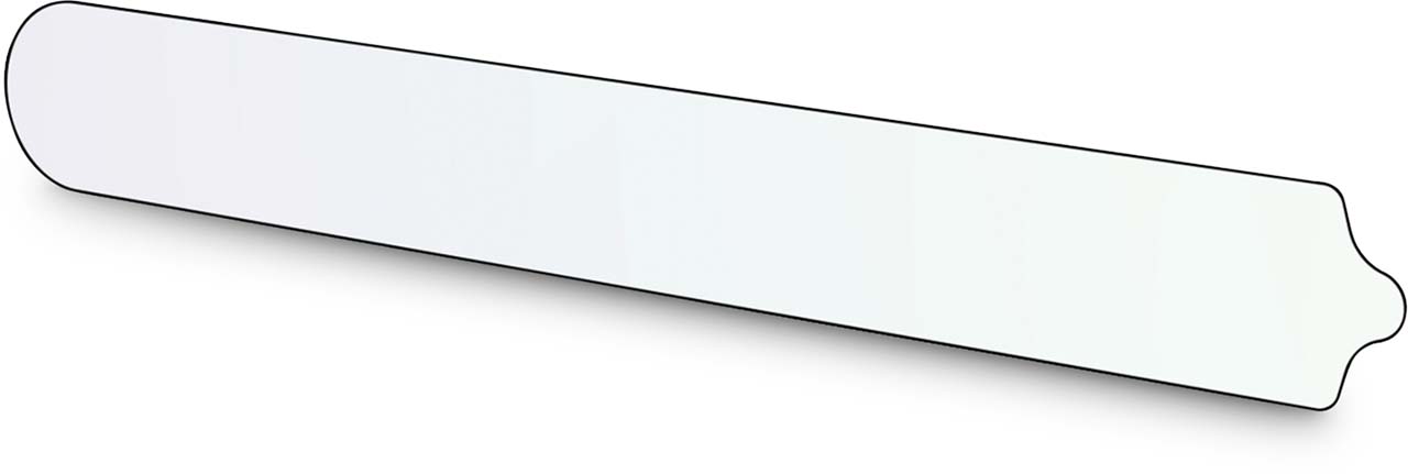 RFR Protection contre les pierres du tube diagonal S/M transparent