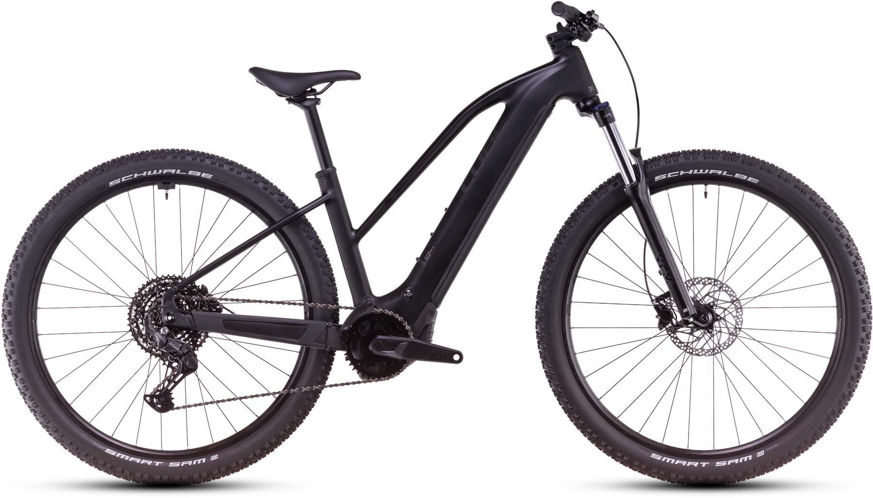 Cube Reaction Hybrid ONE 800 blackline 2025 - VTT semi-rigide électrique Femme
