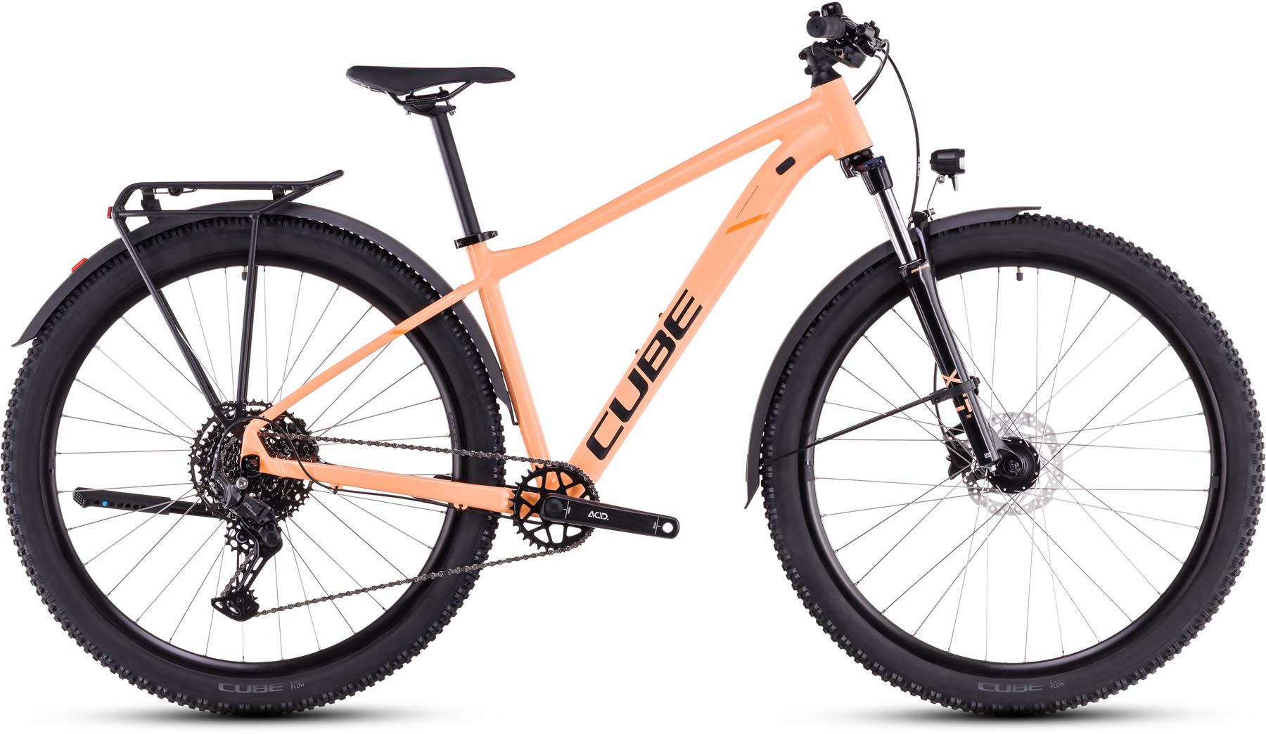 Cube Aim Race Allroad tangerine n black 2025 - VTT semi-rigide