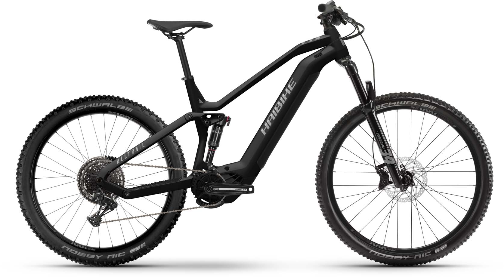 Haibike AllTrail 3 black/titan matt 2024 - VTT tout suspendu électrique