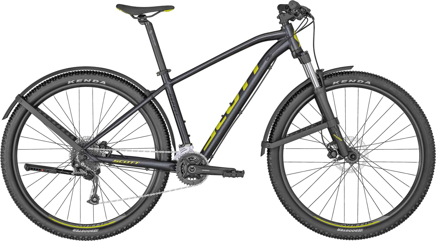 Scott Aspect 950 EQ Granite Black 2024 - VTT semi-rigide