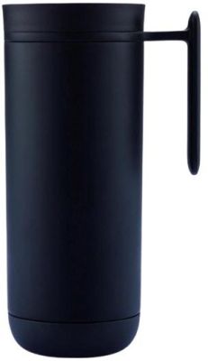 XD Design Mug thermos Clik, acier inoxydable , noir - 225 ml