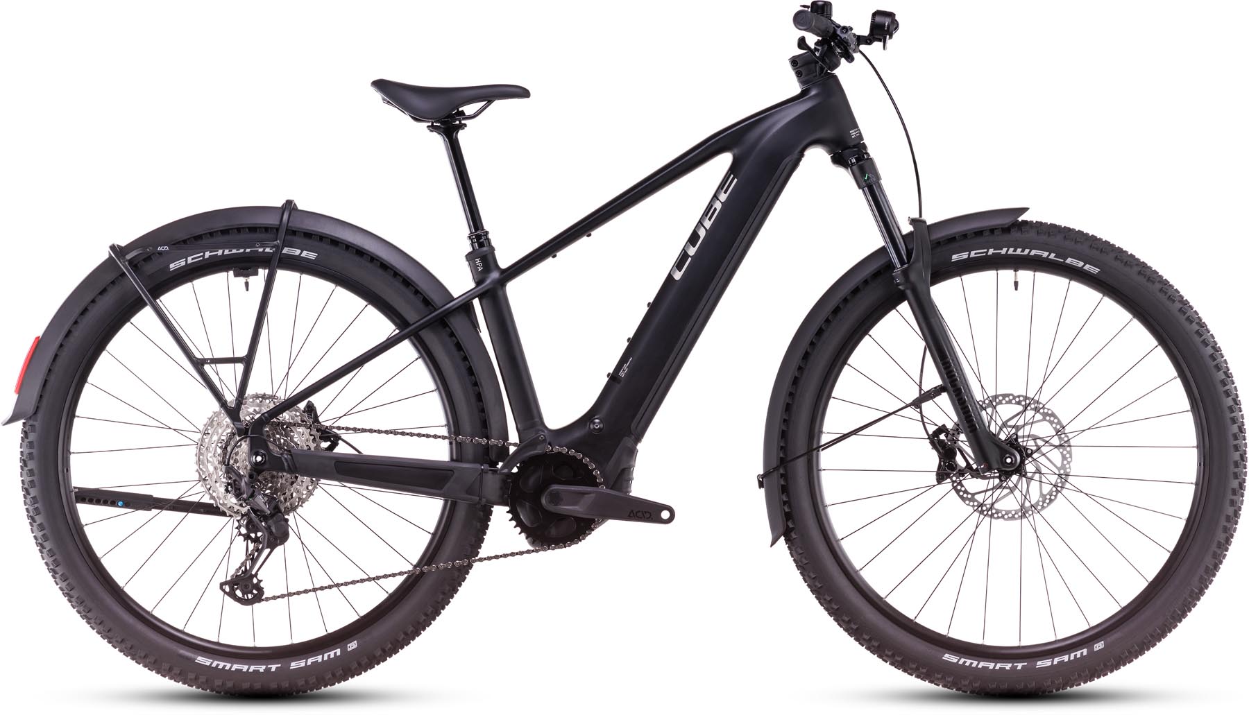 Cube Reaction Hybrid Race Allroad 800 black n metal 2025 - VTT semi-rigide électrique
