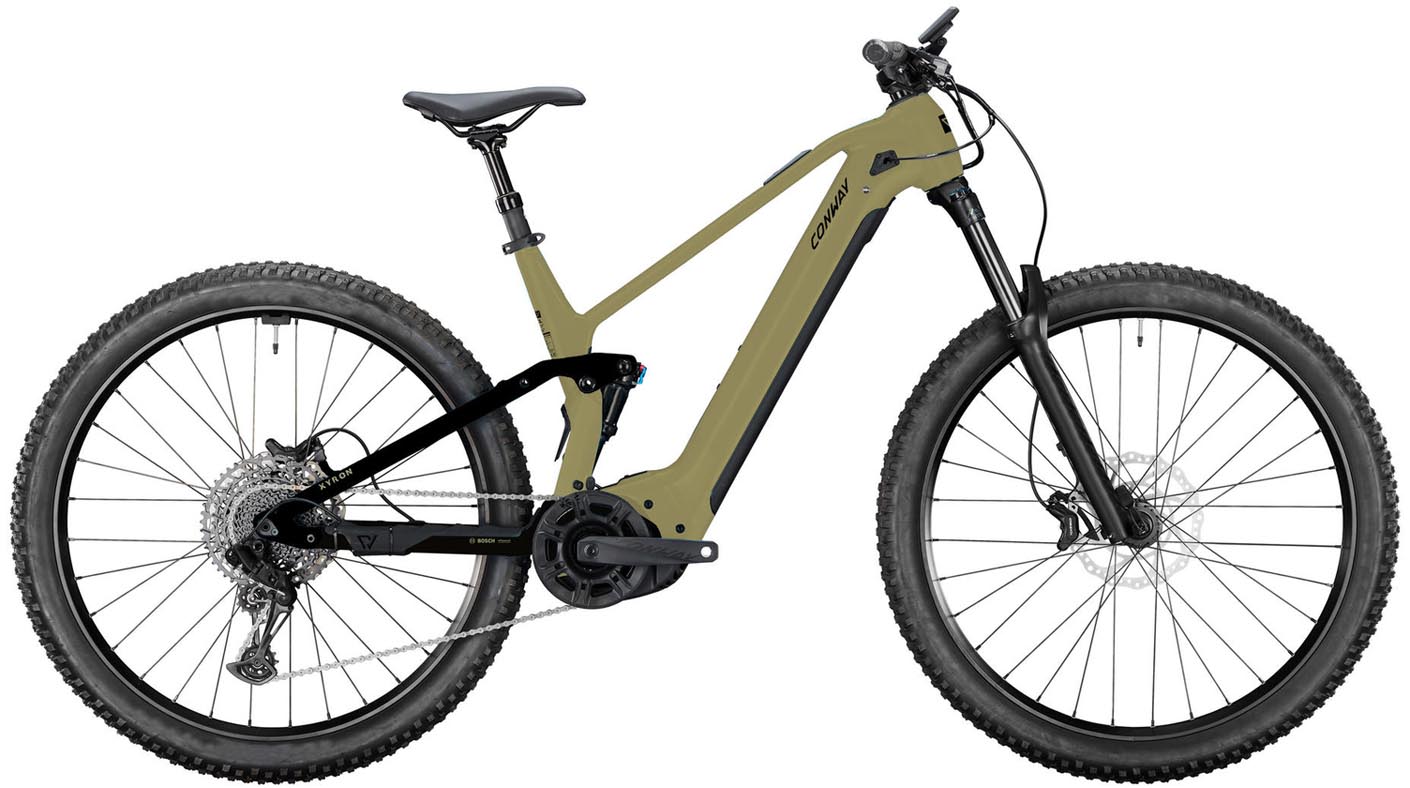 Conway Xyron ST 5.0 800Wh bronze matt / black matt 2025 - VTT tout suspendu électrique