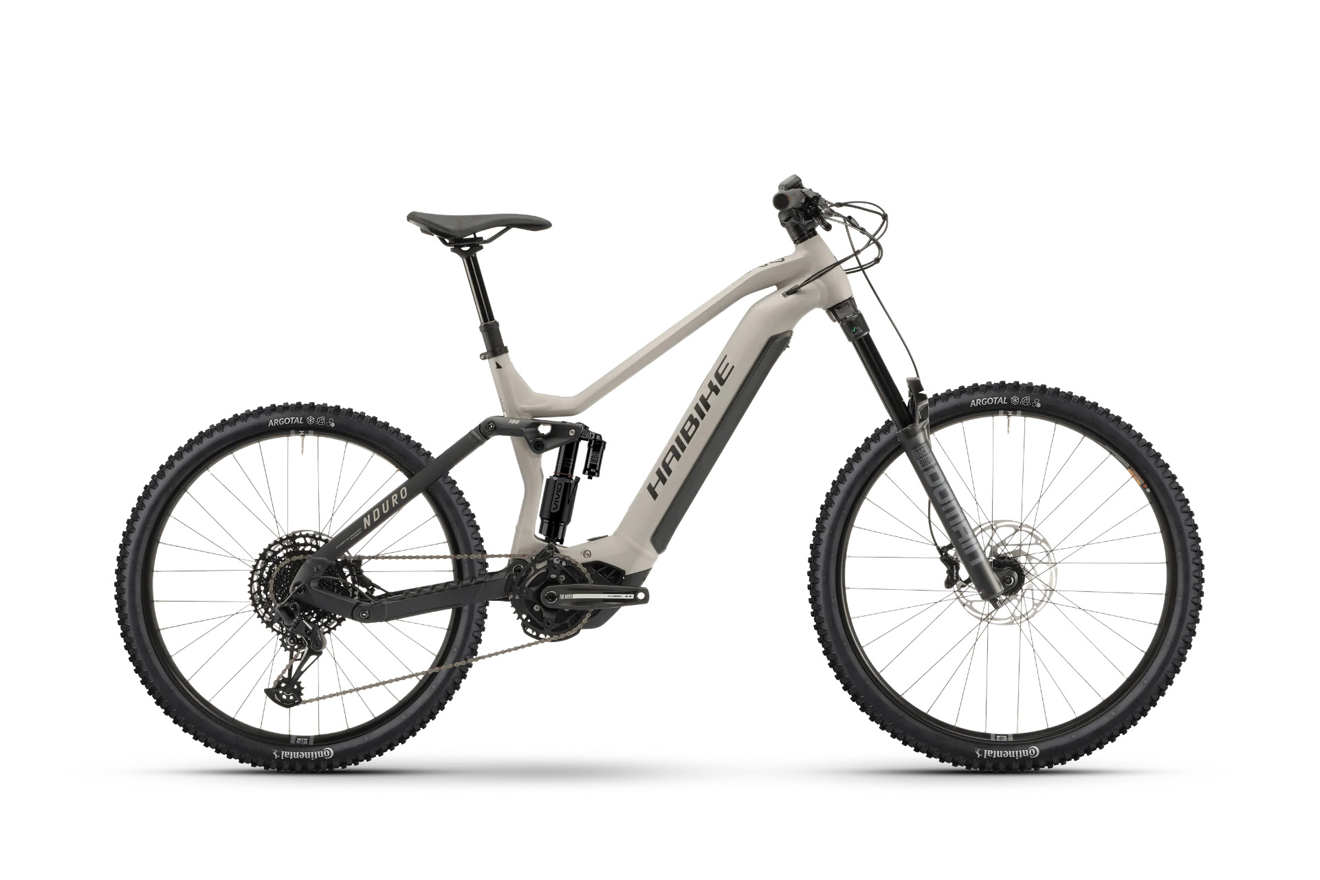 Haibike Nduro 6 Matte Urban Grey Black 2025 - VTT tout suspendu électrique